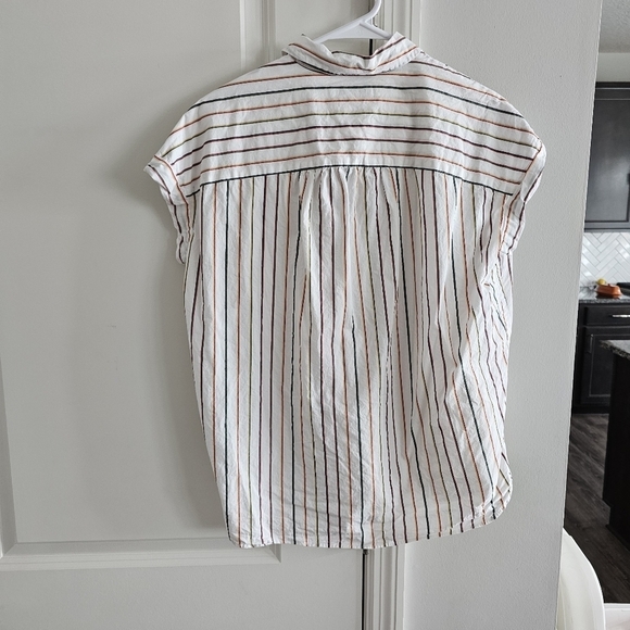 Madewell Central Shirt in Sadie Stripe - Picture 5 of 8